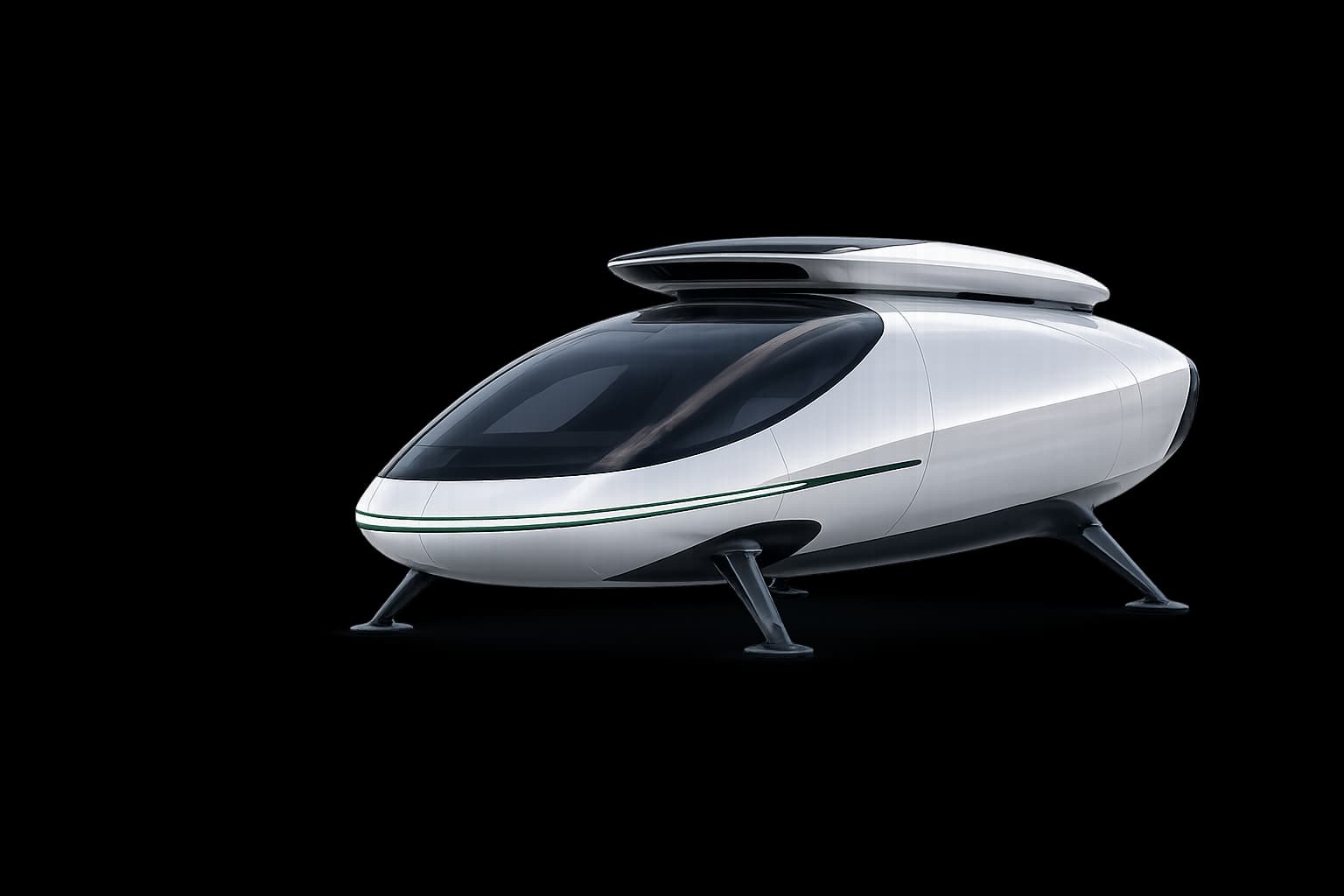 AICA air-mobility vehicle concept in a grounded engineering visualization